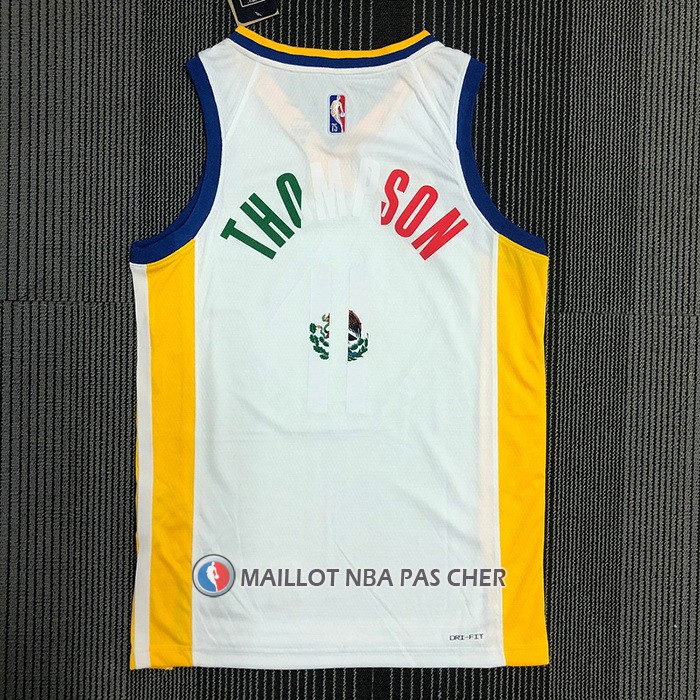 Maillot Golden State Warriors Klay Thompson NO 11 2022 Slam Dunk Special Mexique Edition Blanc